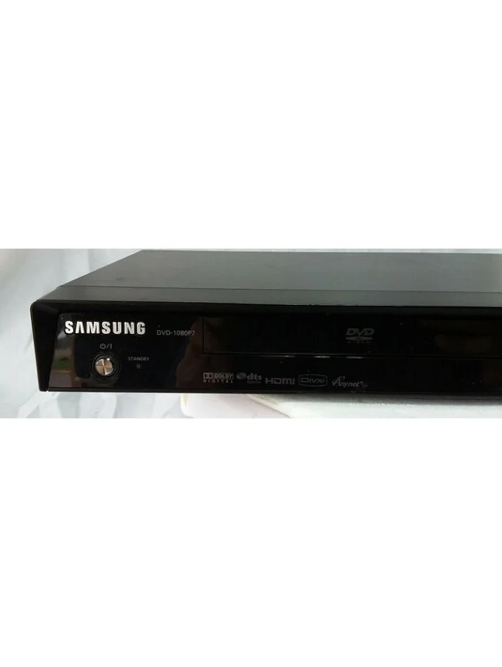 Samsung DVD-1080P7 1080p Upscaling DVD Player HDMI Black Tested Working Remote